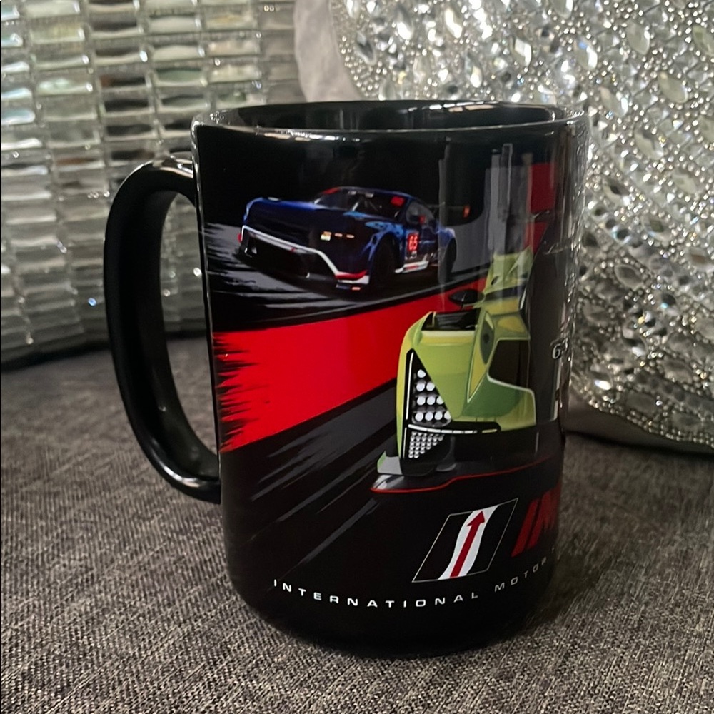 IMSA Racing Car Black Mug